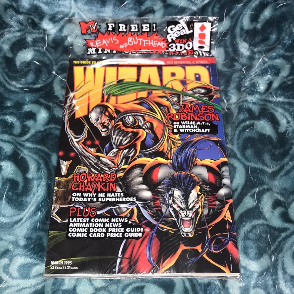 March 1995 Wizard New Sealed collectors edition